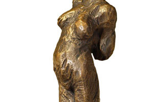  Franz Gyolcs | Weibliche Figur, h: 37 cm